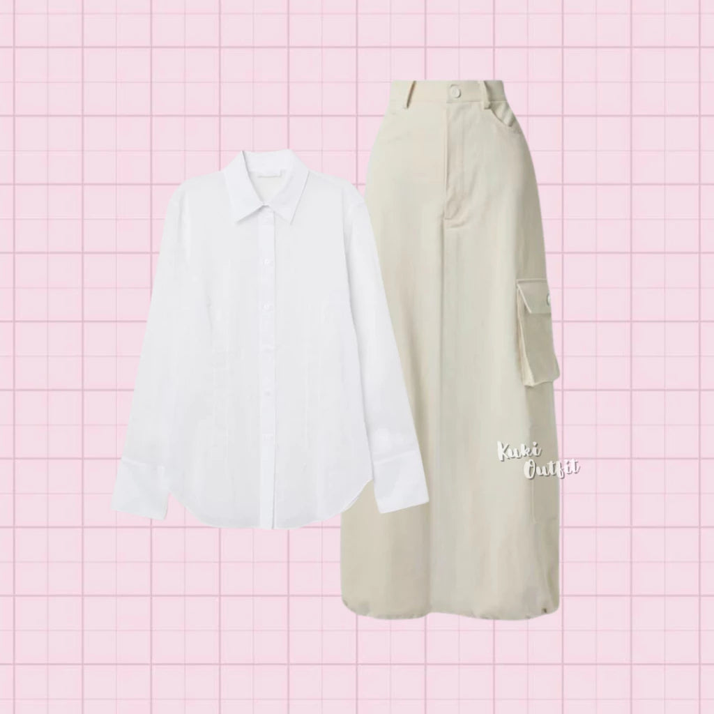 Oneset Cute OOTD Outfit Korean - KK209