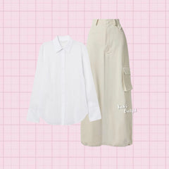 Oneset Cute OOTD Outfit Korean - KK209