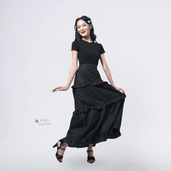 KUKI OUTFIT - Bawahan Wanita Bahan Soft Cotton With Furing Yuvie Skirt