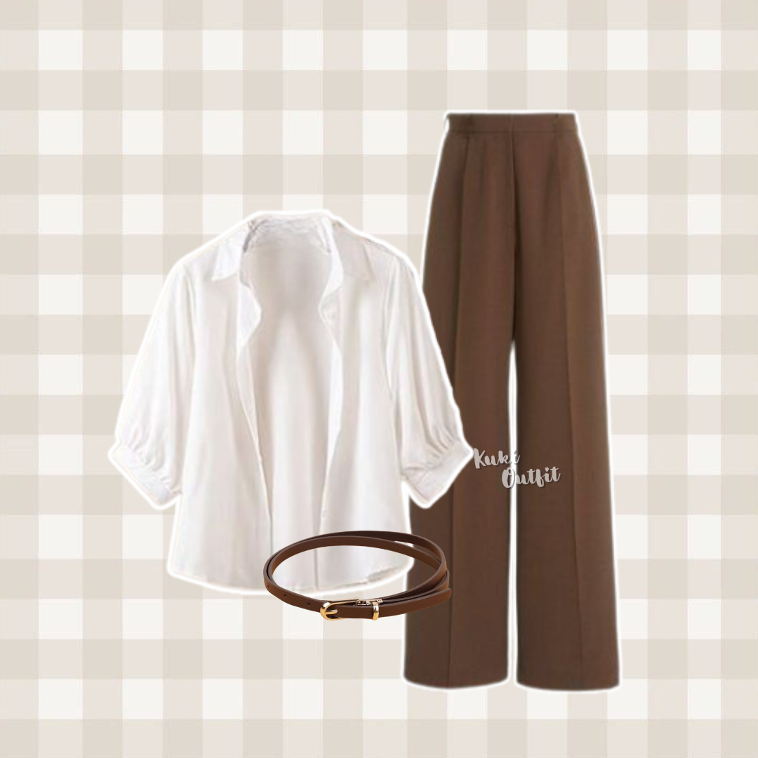 Oneset Korean Style 3in1 Outfit Kekinian - KK208