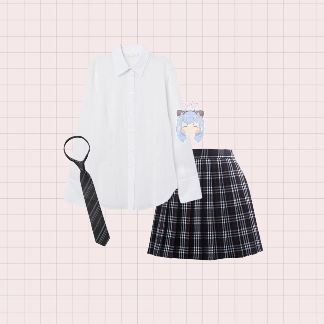 Outfit American School OOTD Perempuan - KK206
