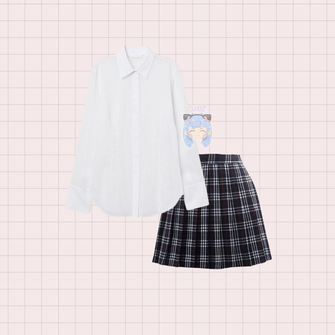 Outfit American School OOTD Perempuan - KK206