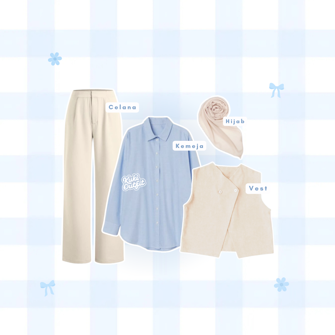 Oneset Outfit Wanita Remaja Outfit Hangout Kekinian - LO25