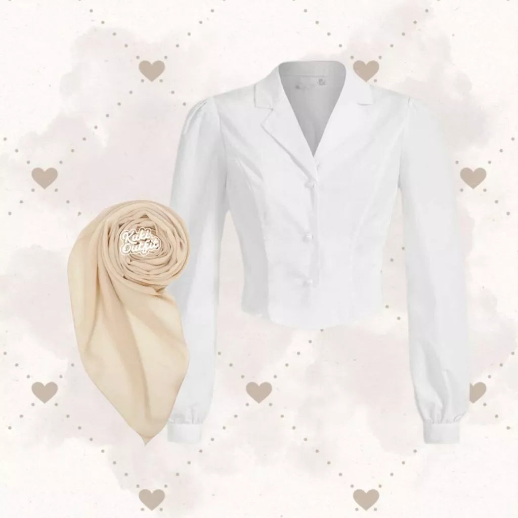 Retro Outfit OOTD Selebgram One Set Wanita Kekinian - KK226