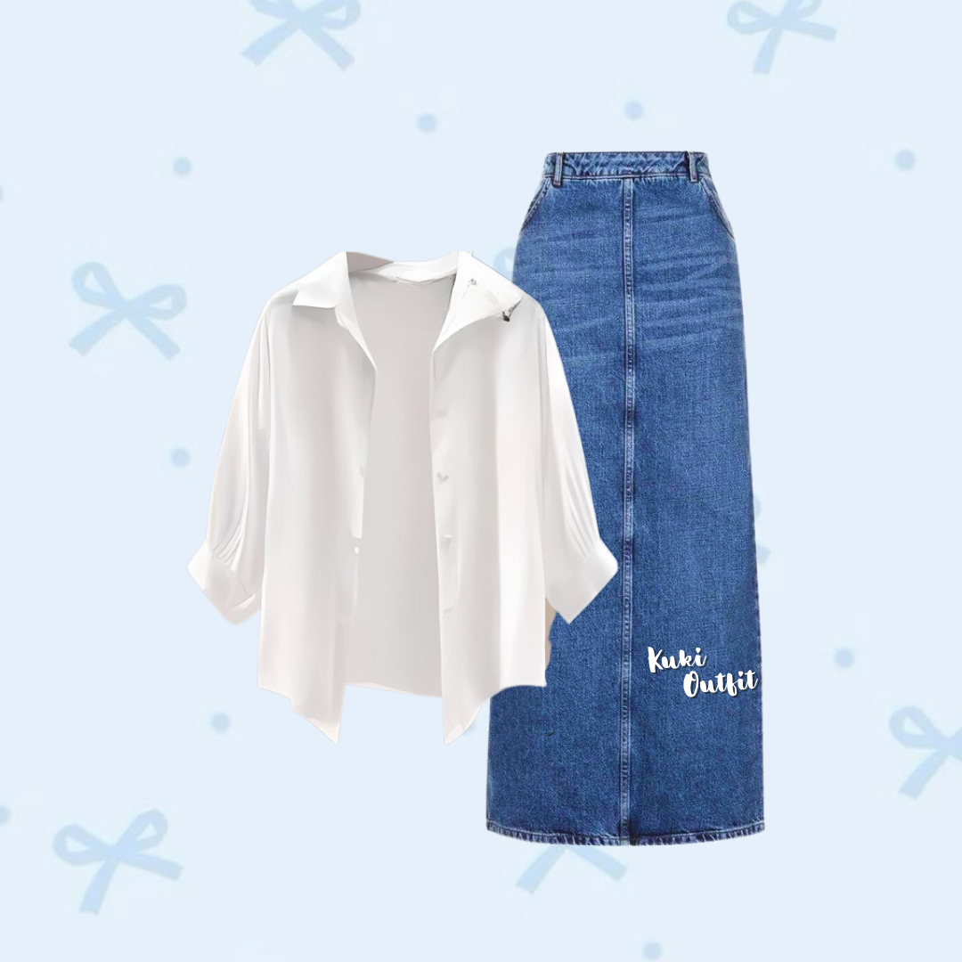 Outfit Set 3in1 Korean Style OOTD Santai - KK190