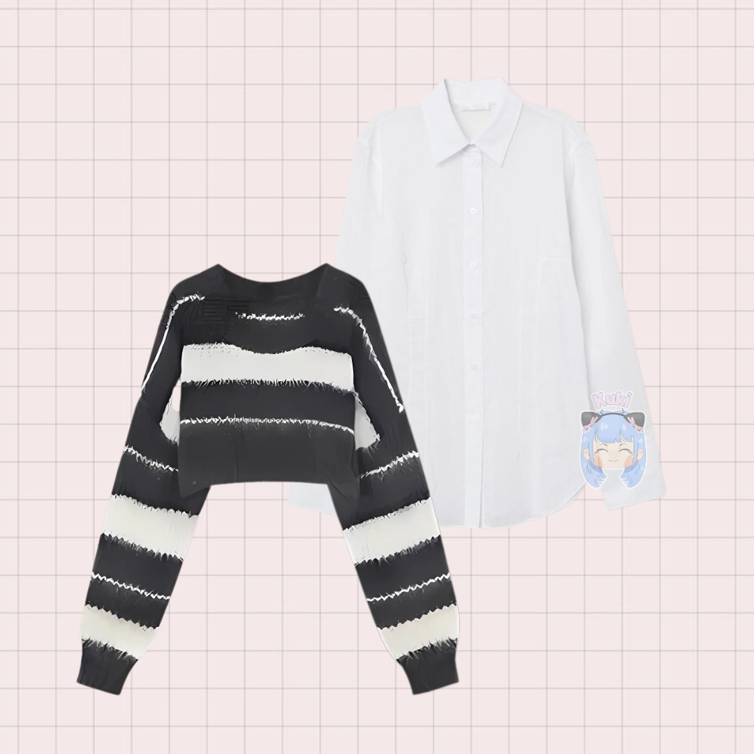 Outfit American School OOTD Perempuan - KK206